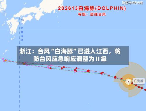 浙江：台风“白海豚	”已进入江西，将防台风应急响应调整为Ⅱ级-第2张图片