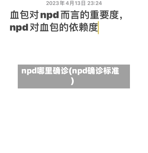 npd哪里确诊(npd确诊标准)-第3张图片