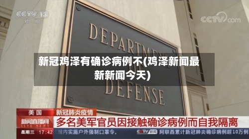 新冠鸡泽有确诊病例不(鸡泽新闻最新新闻今天)-第3张图片