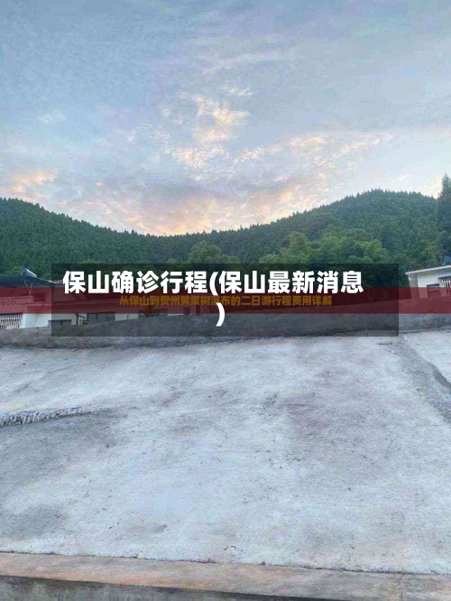 保山确诊行程(保山最新消息)-第2张图片