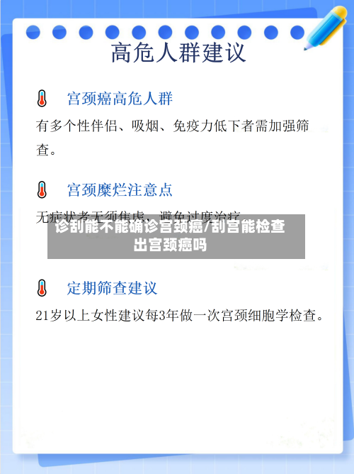 诊刮能不能确诊宫颈癌/刮宫能检查出宫颈癌吗