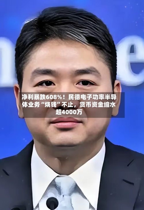 净利暴跌608%！民德电子功率半导体业务“烧钱”不止，货币资金缩水超4000万