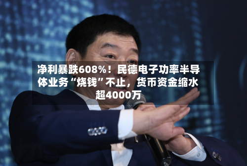 净利暴跌608%！民德电子功率半导体业务“烧钱	”不止，货币资金缩水超4000万-第2张图片
