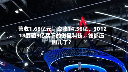 营收1.66亿元、应收14.56亿，301218要砸3亿买下的傲星科技，钱都压哪儿了？