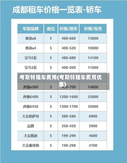 考斯特租车费用(考斯特租车费用优惠)-第2张图片