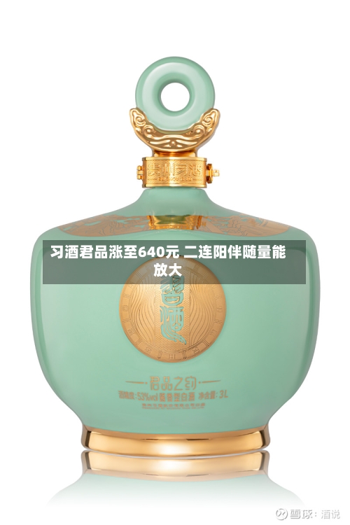 习酒君品涨至640元 二连阳伴随量能放大
