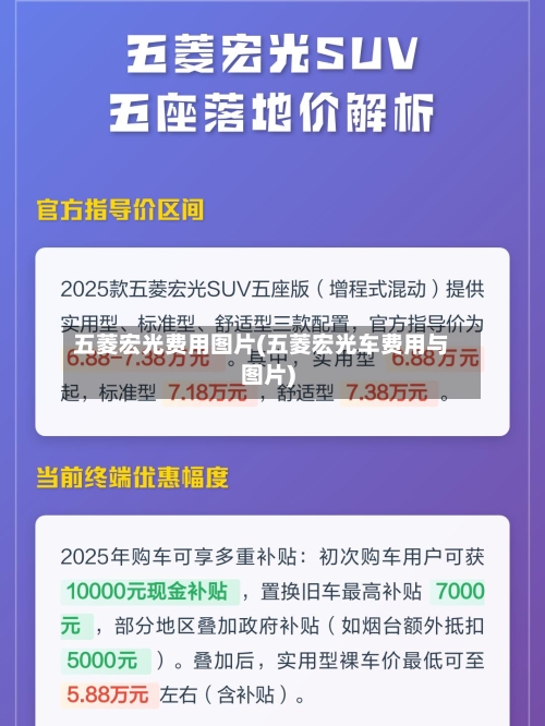 五菱宏光费用图片(五菱宏光车费用与图片)