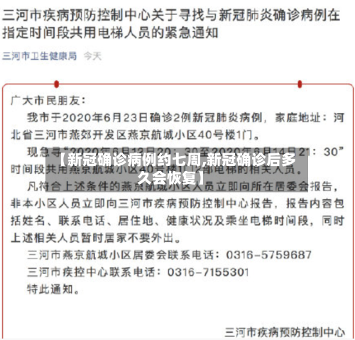 【新冠确诊病例约七周,新冠确诊后多久会恢复】-第2张图片