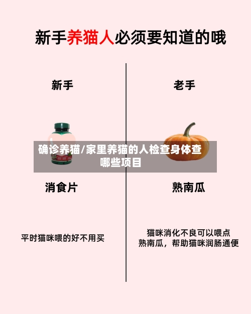 确诊养猫/家里养猫的人检查身体查哪些项目