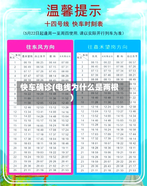 快车确诊(电线为什么是两根)