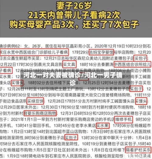 河北一对夫妻被确诊/河北一男子确诊