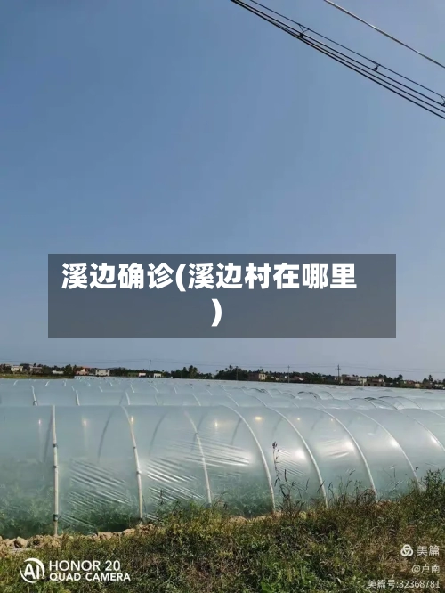 溪边确诊(溪边村在哪里)-第3张图片