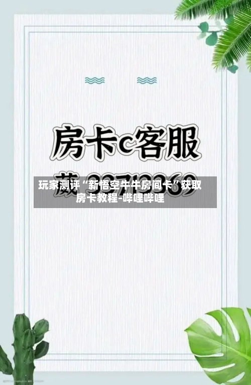玩家测评“新悟空牛牛房间卡”获取房卡教程-哔哩哔哩-第3张图片