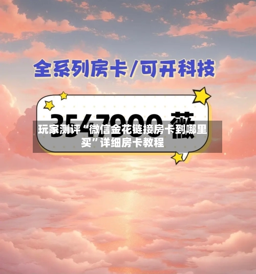 玩家测评“微信金花链接房卡到哪里买	”详细房卡教程-第3张图片