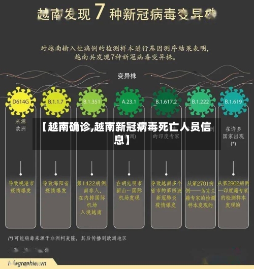 【越南确诊,越南新冠病毒死亡人员信息】
