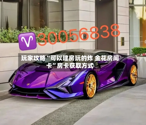玩家攻略“可以建房玩的炸 金花房间卡”房卡获取方式-第2张图片