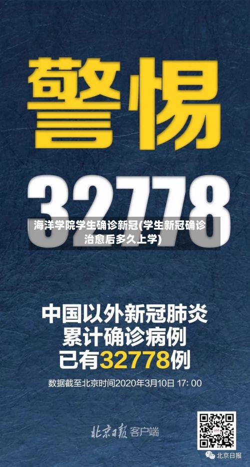 海洋学院学生确诊新冠(学生新冠确诊治愈后多久上学)-第3张图片