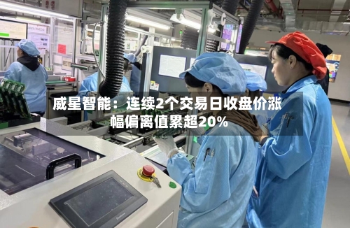 威星智能：连续2个交易日收盘价涨幅偏离值累超20%-第2张图片