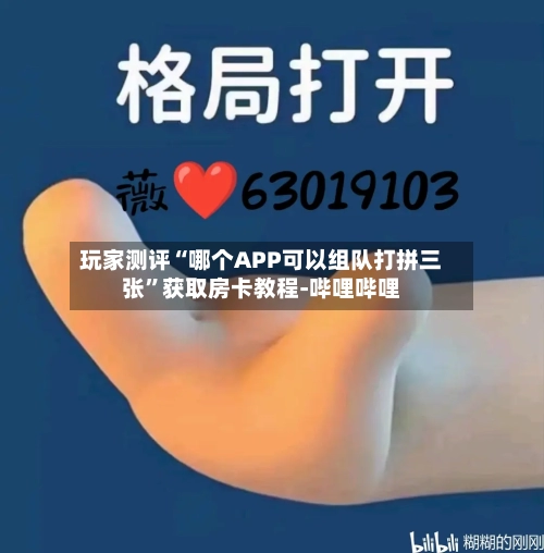 玩家测评“哪个APP可以组队打拼三张”获取房卡教程-哔哩哔哩