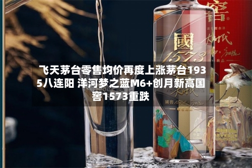 飞天茅台零售均价再度上涨茅台1935八连阳 洋河梦之蓝M6+创月新高国窖1573重跌