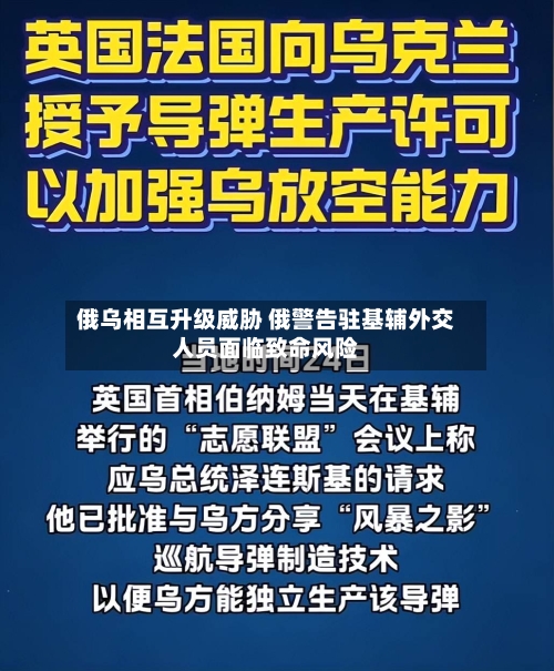 俄乌相互升级威胁 俄警告驻基辅外交人员面临致命风险-第1张图片