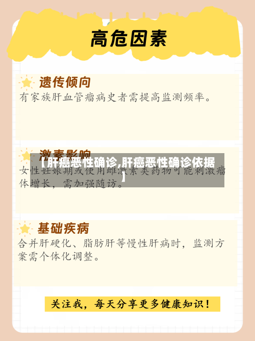 【肝癌恶性确诊,肝癌恶性确诊依据】