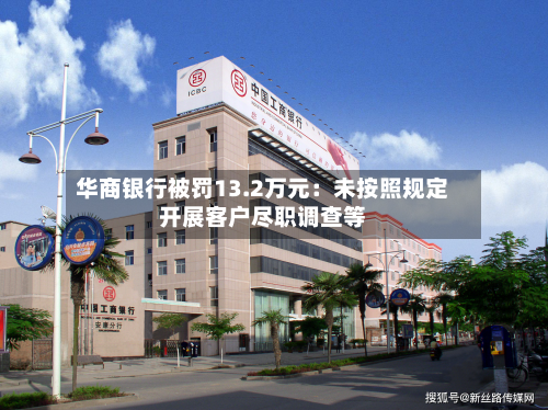 华商银行被罚13.2万元：未按照规定开展客户尽职调查等
