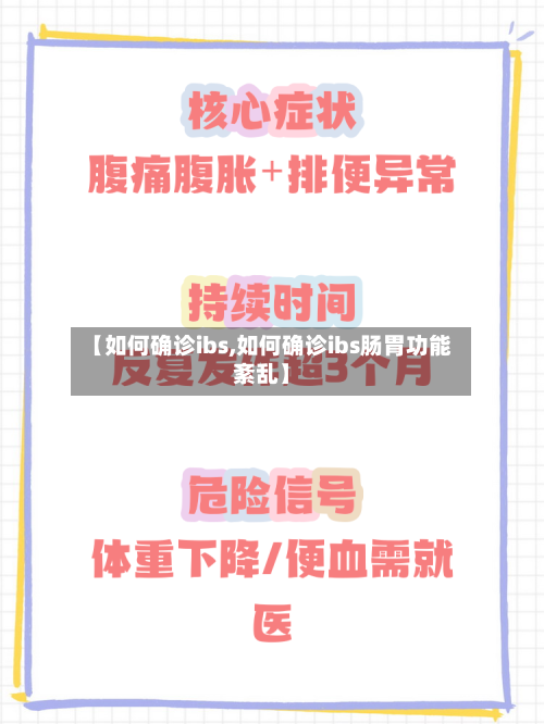 【如何确诊ibs,如何确诊ibs肠胃功能紊乱】-第2张图片