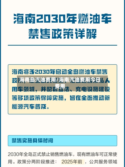 海南岛汽油费用/海南汽油费用今日费用