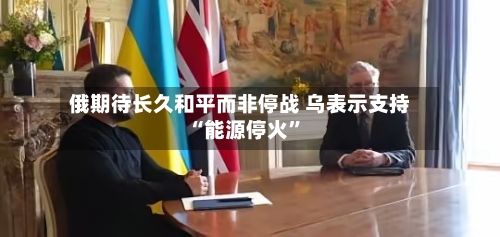 俄期待长久和平而非停战 乌表示支持“能源停火”
