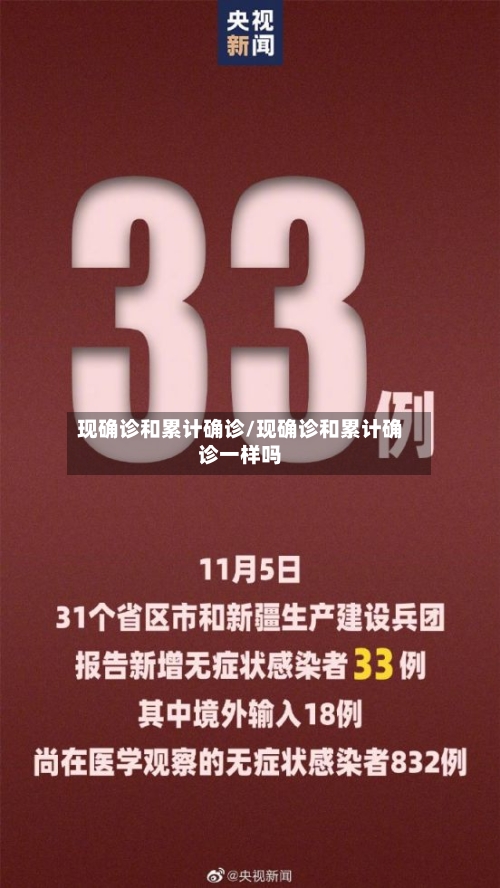 现确诊和累计确诊/现确诊和累计确诊一样吗-第2张图片