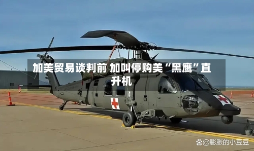 加美贸易谈判前 加叫停购美“黑鹰”直升机