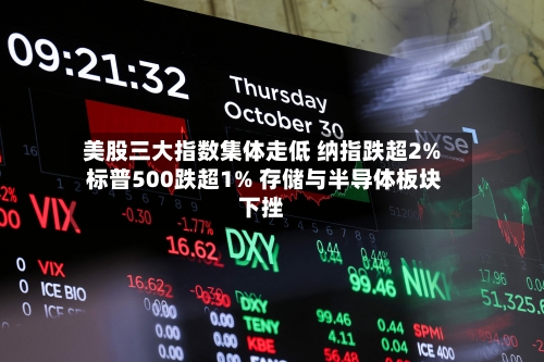美股三大指数集体走低 纳指跌超2% 标普500跌超1% 存储与半导体板块下挫-第2张图片