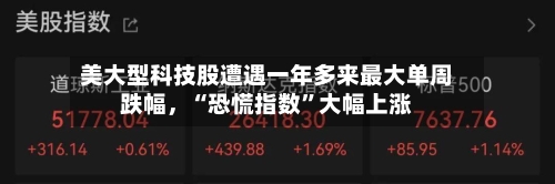美大型科技股遭遇一年多来最大单周跌幅，“恐慌指数	”大幅上涨-第2张图片