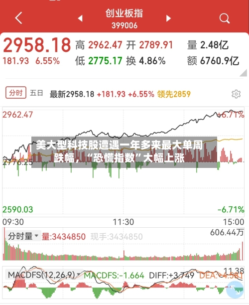美大型科技股遭遇一年多来最大单周跌幅，“恐慌指数”大幅上涨-第3张图片