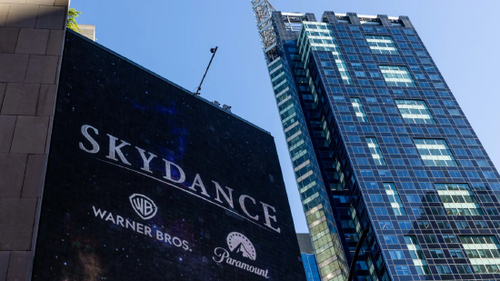 Skydance于周二完成1100亿美元收购华纳兄弟探索交易后，股价再度下跌2%